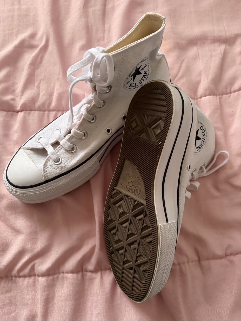 White Platform Converse - Picture 5 of 7